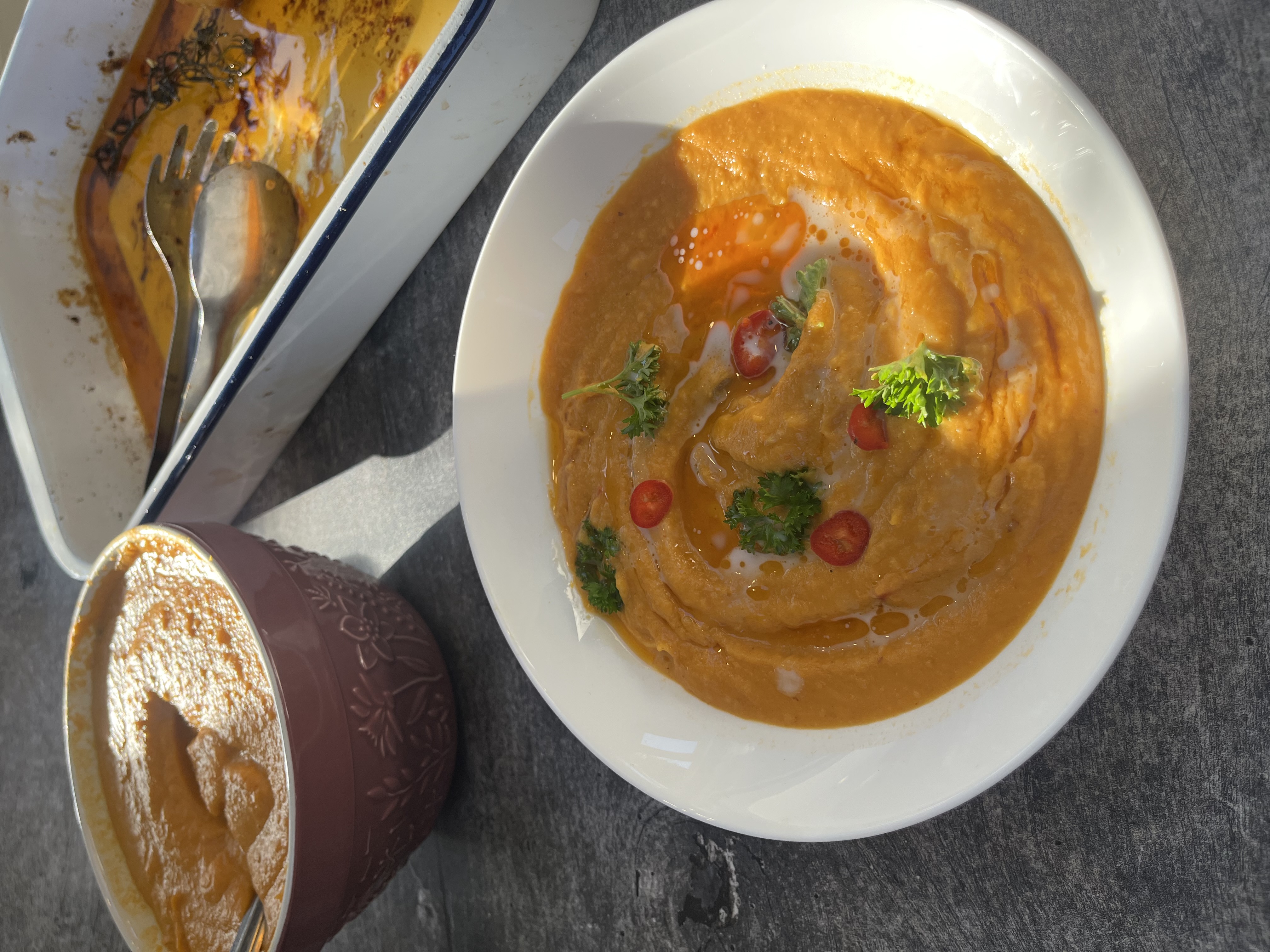 Roasted Winter Vegetable Squash Soup