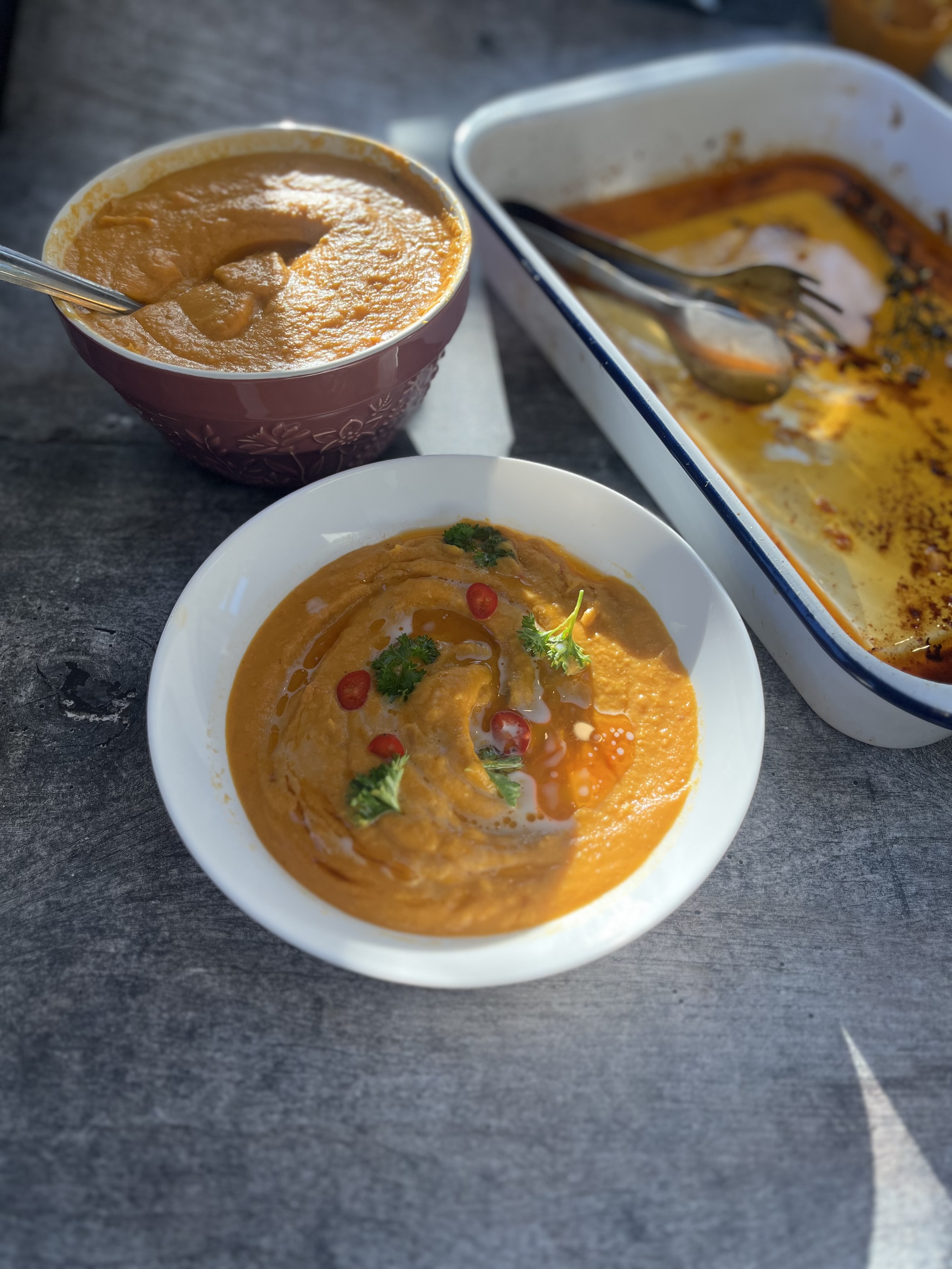 Roasted Winter Vegetable Squash Soup