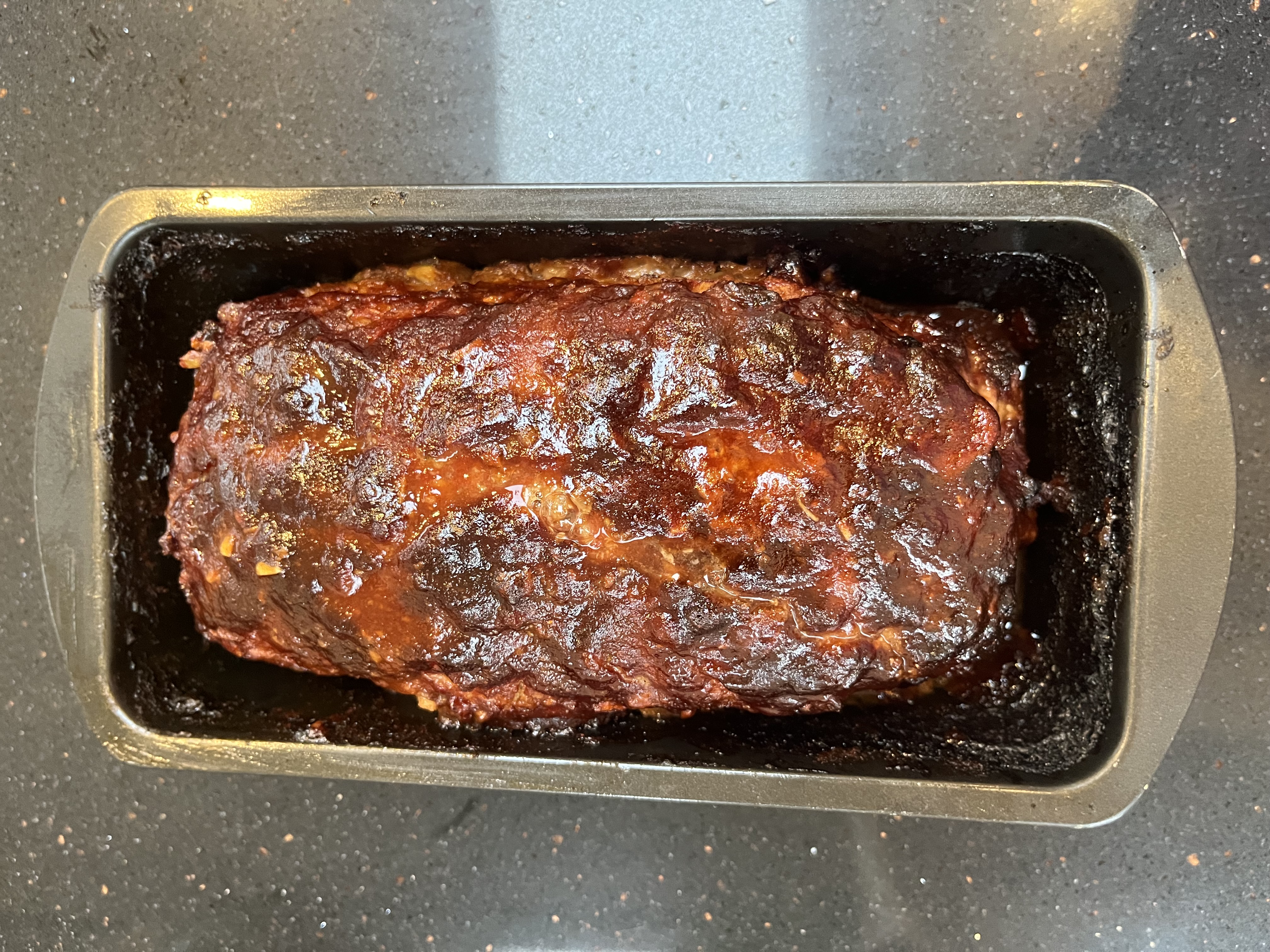 Cajun Pork Meatloaf with BBQ Glaze