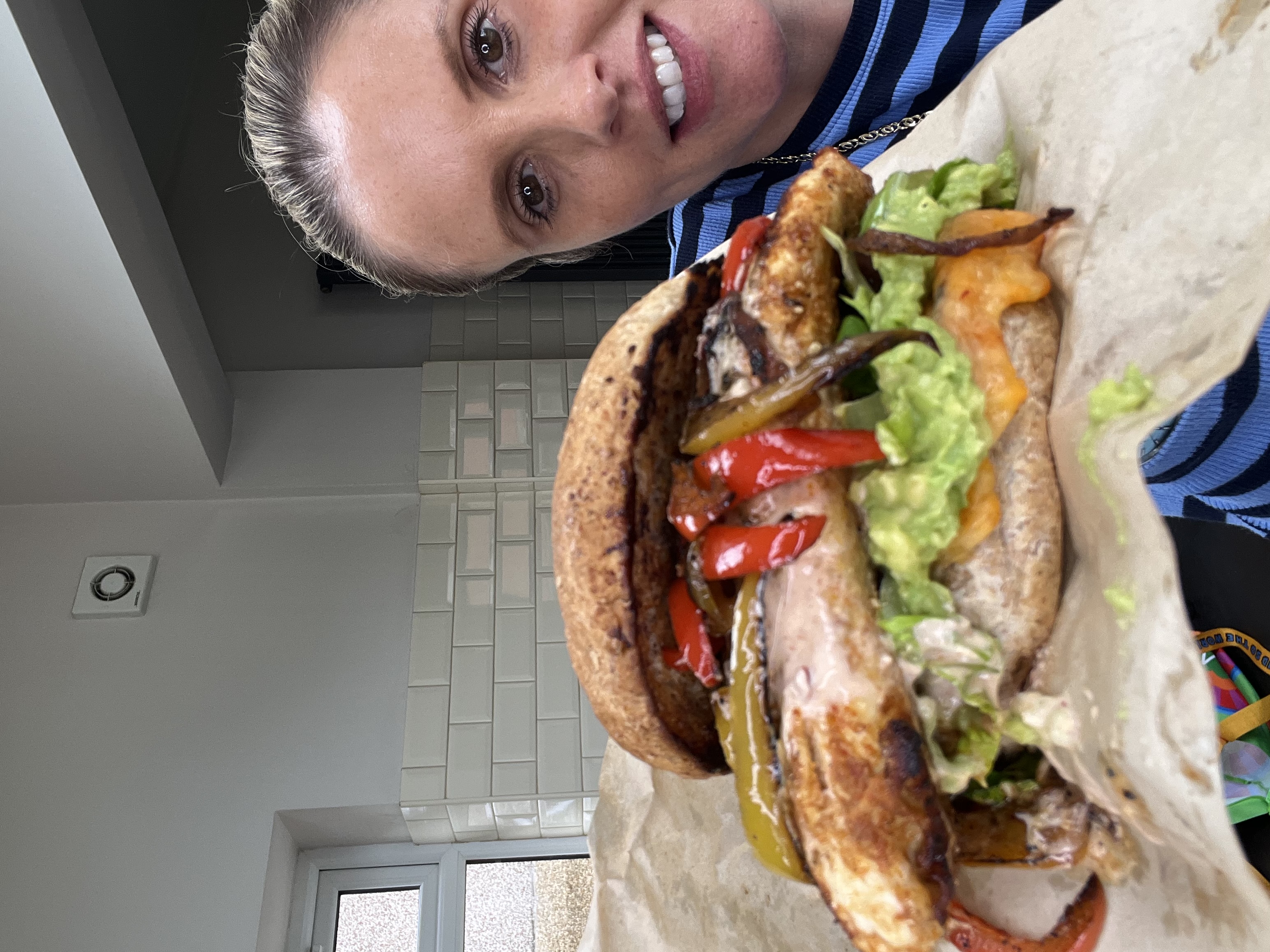 Fajita Chicken Burgers