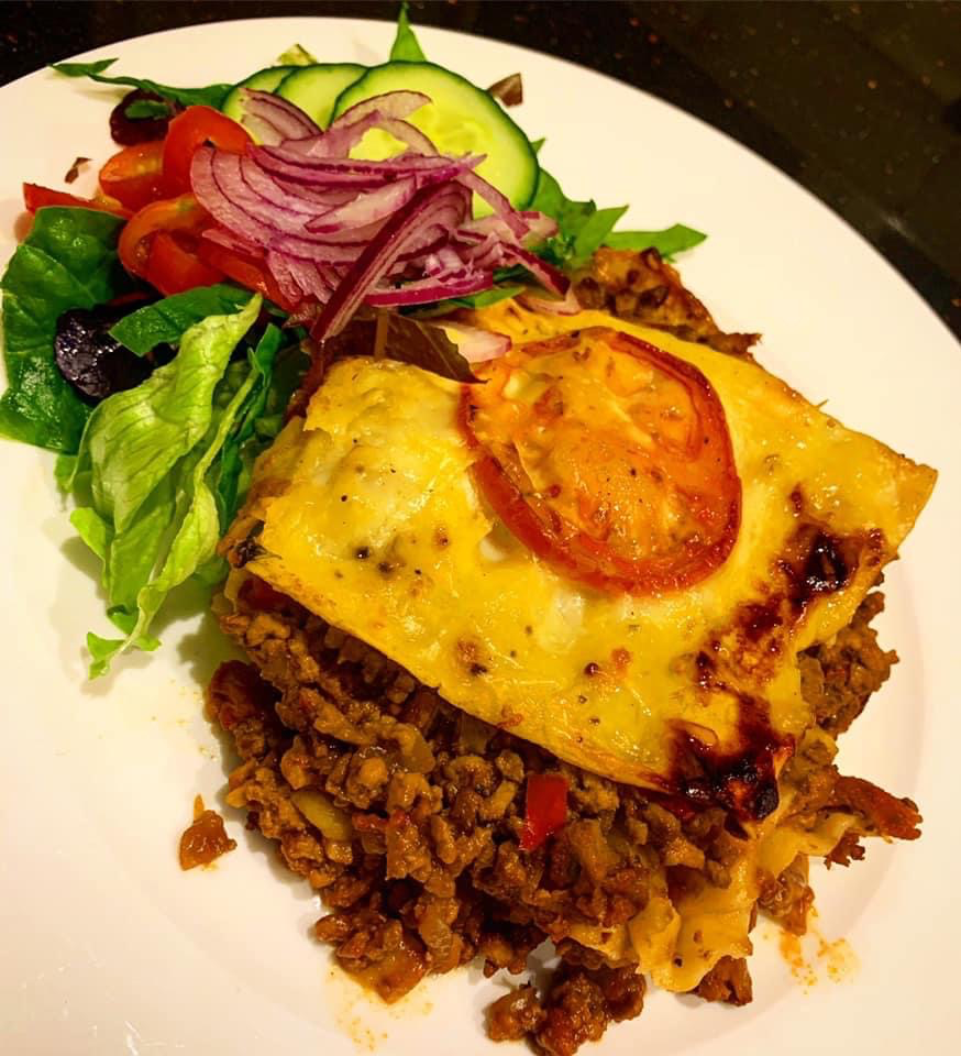 Lean Pork and Beef Lasagne