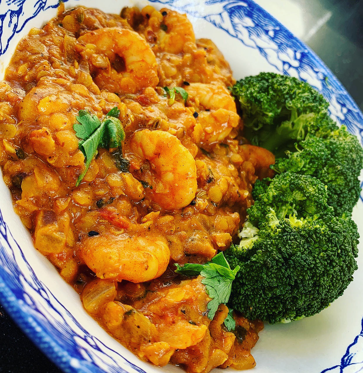 Prawn and Lentil Curry